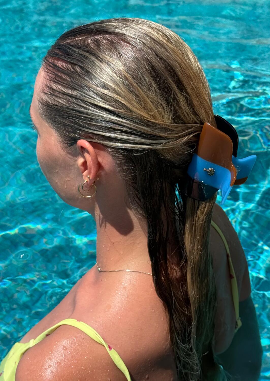 Hårklemme - Ocean Blue